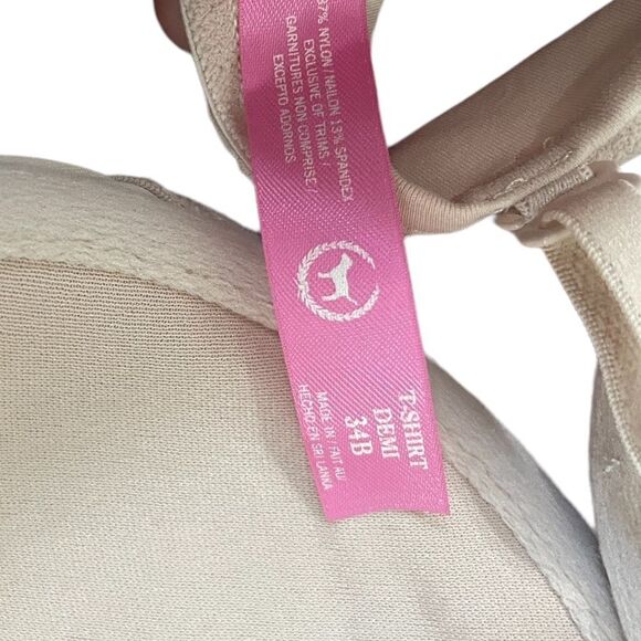 Pink Tshirt Demi bra  - Picture 6 of 6